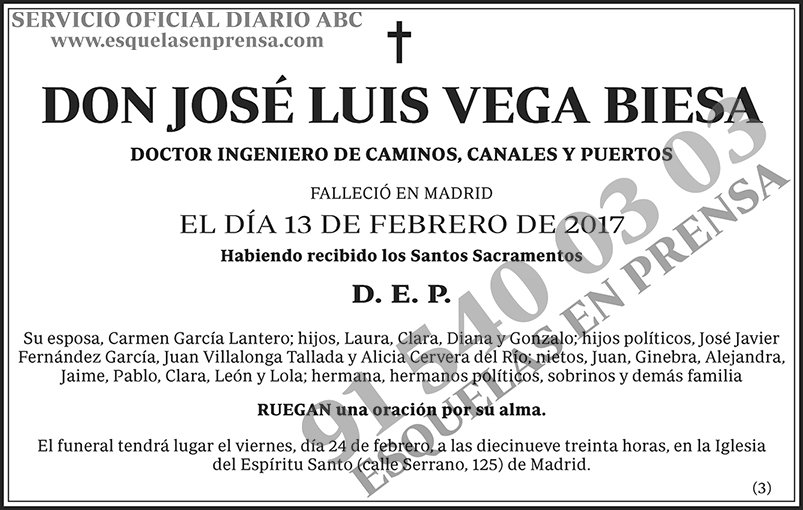 José Luis Vega Biesa